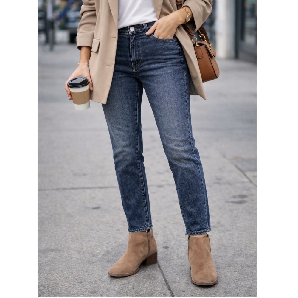 AG Adriano Goldschmied Nolan Ankle Relaxed Slim Jeans Women 26R Anthropologie